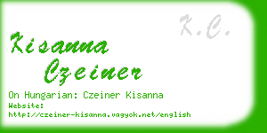 kisanna czeiner business card